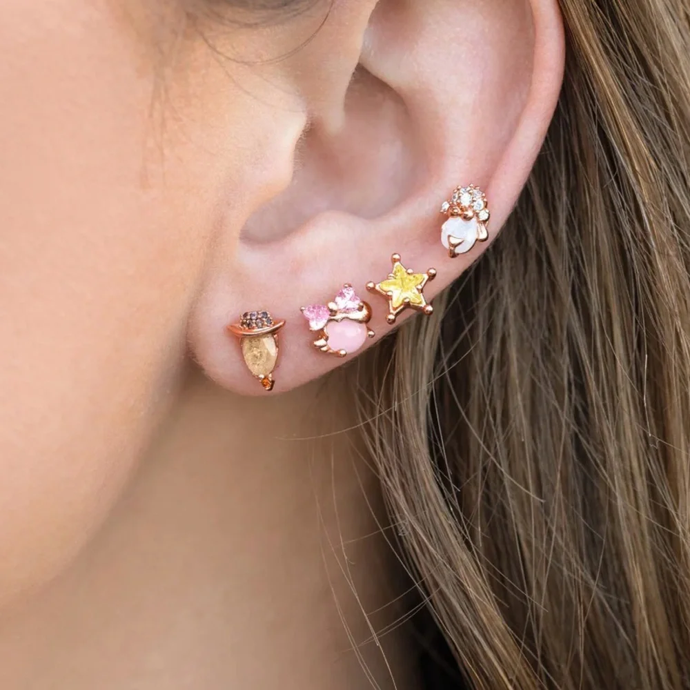 Disney Parks x Girls Crew Pixar Toy Story Woody And Bo Peep‎ Earrings Set New - Picture 5 of 5